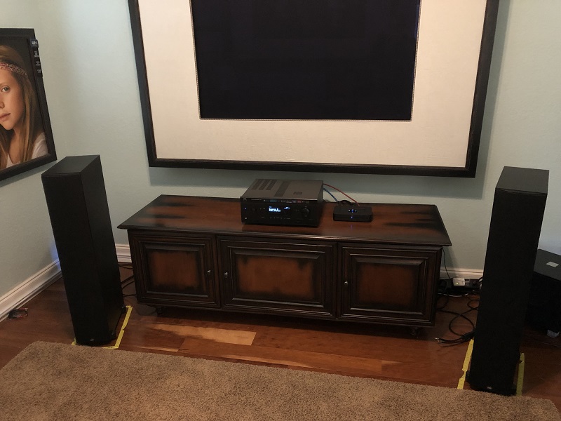 NAD T777 Receiver with PSB X2T Tower Speakers