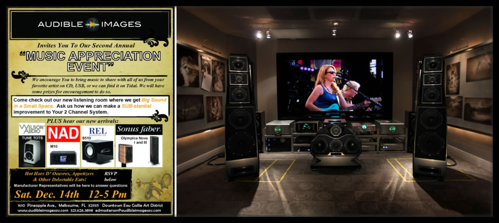 2nd Annual Music Appreciation Event at Audible Images AV