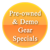 Pre-owned and Demo Gear Specials