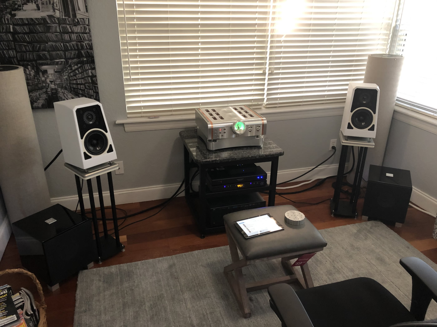 D'Agostino Momentum Int Amp w Wilson Tune Tots n dCS Rossini and REL T7i Subwoofers