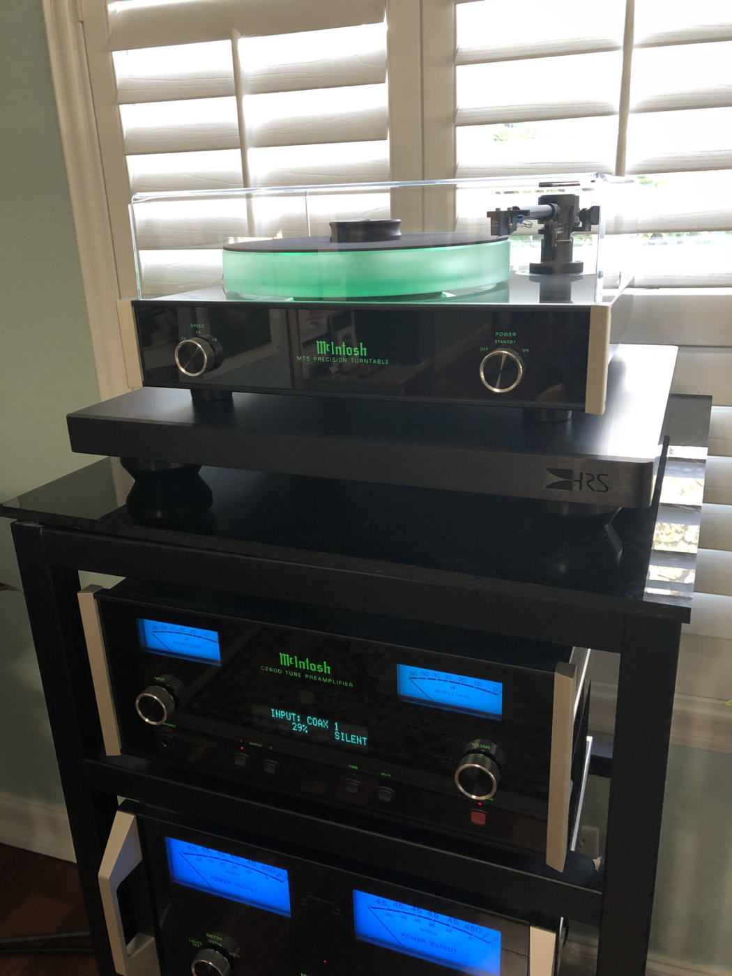 McIntosh MT5 Turntable with HRS E1 Isolation Base