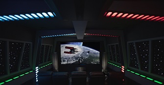 Custom AV Dream Designs Page - Image: Star Wars Theater in Bayhill, FL, : McIntosh Labs, Martin Logan, JL Audio system & more