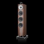B&W 702-s3 Tower Speakers Mocha Color with Grill off